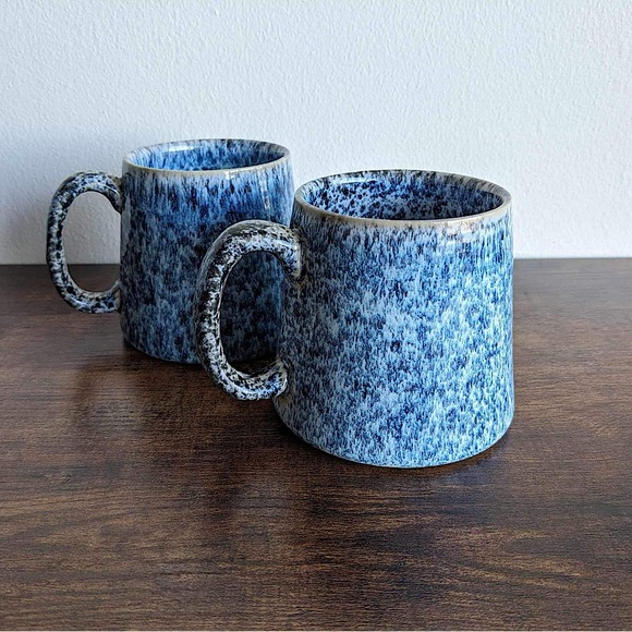 Two Barcela Reactive Glaze Portugal Handmade Ceramic Mug - Picture 1 of 6